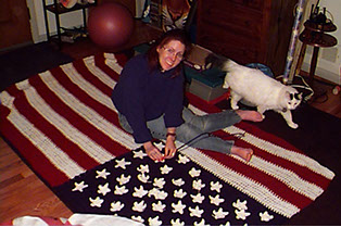 Tish Making Afghan image