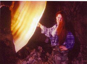 Tish with Fairy Wing Glenwood Caverns