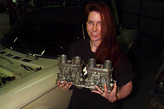 Tish with carburetors for Spider